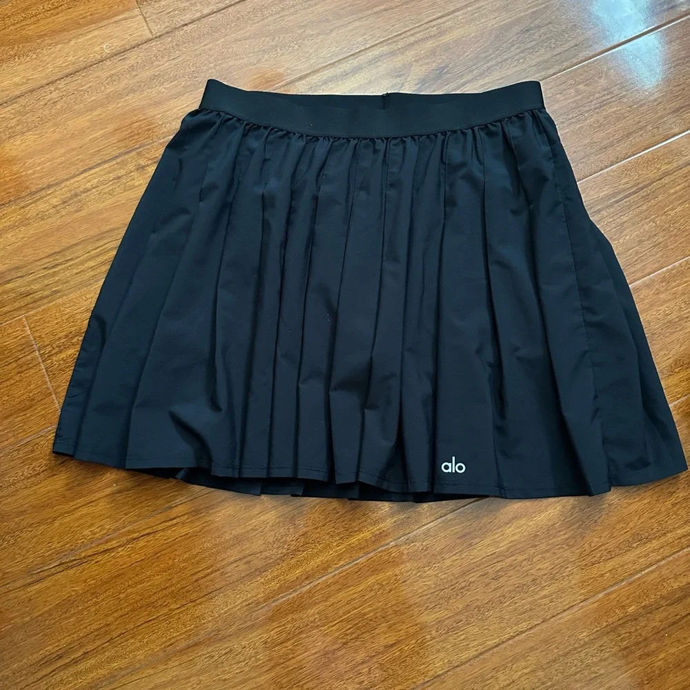 ALO Yoga Black Mini Skirt